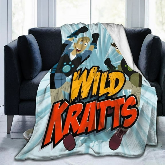 Wild Kratts Ultra-Soft Micro Fleece Blanket Cozy Blanket Thick Warm Plush Throw Blanket Sofa Cushion 50"X40"