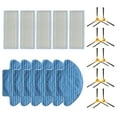 thumbnail image 1 of Luckyn for Haier T550W for IKOHS Netbot S12 Spin Edge Side Brush Mop Cloths Rag Filter, 1 of 5