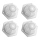 thumbnail image 2 of Ruedas Giratorias Adhesivas para Muebles Pequeños (bola Goma) Color Blanco 4 Uds., 2 of 3
