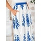 thumbnail image 5 of Vestido de verano PRETTYGARDEN Vestido de verano con estampado floral para mujer, blanco y azul, 5 of 9