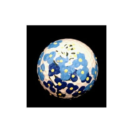 Bellissimo Texas Bluebonnets Design Hand Painted Golf Ball