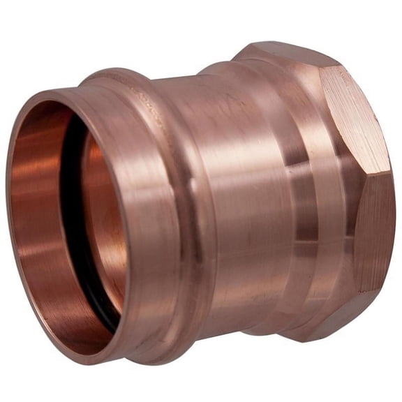 Nibco 9025250PCU 1 In. Press by Female Copper Pipe Adapter - Quantity 5