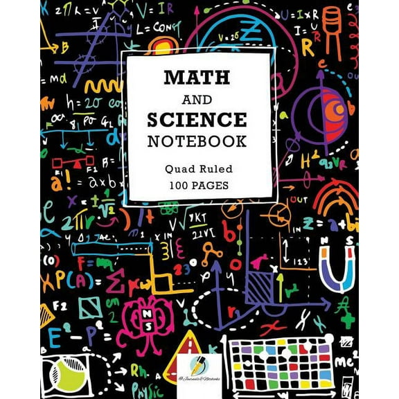 Math and Science Notebook Quad Ruled 100 Pages (Paperback)