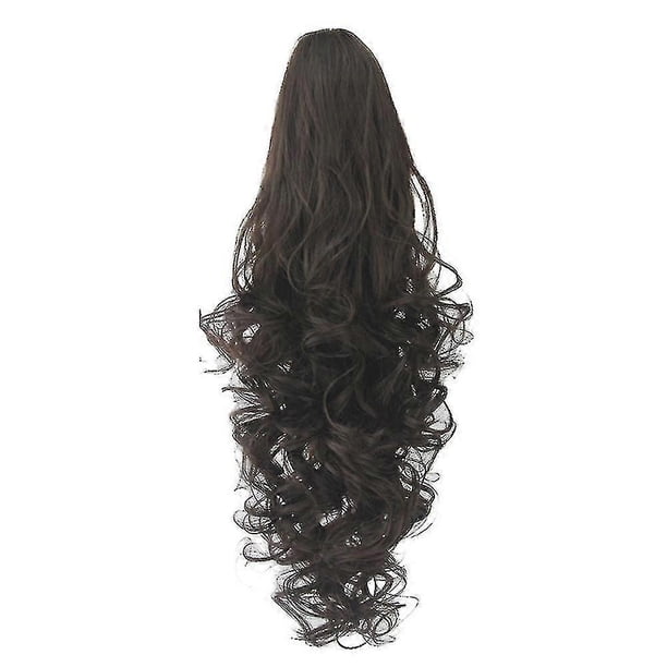 Womens Girls Long Curls Wavy Ponytail Wigs Claw Clip Pony Tail Hair Extensions
