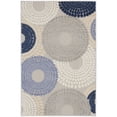 thumbnail image 4 of Nourison Aloha Indoor/Outdoor Blue/Grey 2'8" x 4' Area Rug (2x4), 4 of 9