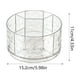 thumbnail image 3 of Estante de escritorio con 5 compartimentos, caja de agua giratoria transparente, organizador de cosméticos y belleza, gran capacidad, portalápices, estante de escritorio, alta capacidad,, 3 of 8