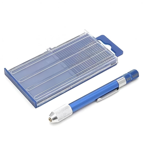 ZEPARO 21pcs Mini Twist Micro-Drill Set 61-80 Jewelers Bit Drill w/ Kit Pin Hand