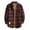 Red, variant on Meichang Mens Flannel Shirts Big and Tall Plaid Outerwear Streetwear Button Down Shirt Jacket Classic Fit Long Sleeve Cardigan Jacket