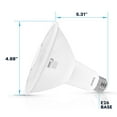 thumbnail image 4 of Luxrite PAR38 LED Flood Light Bulb 13W=90W 5CCT 1200 Lumens Dimmable 12 Pack, 4 of 7