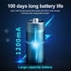 thumbnail image 4 of Dispensador de lavado a mano de baño 380ml Bomba de espuma automática sin contacto Tipo-C Carga IPX5 Impermeable Oficina Aseo Accesorio Elenxs HA011373-02B, 4 of 7