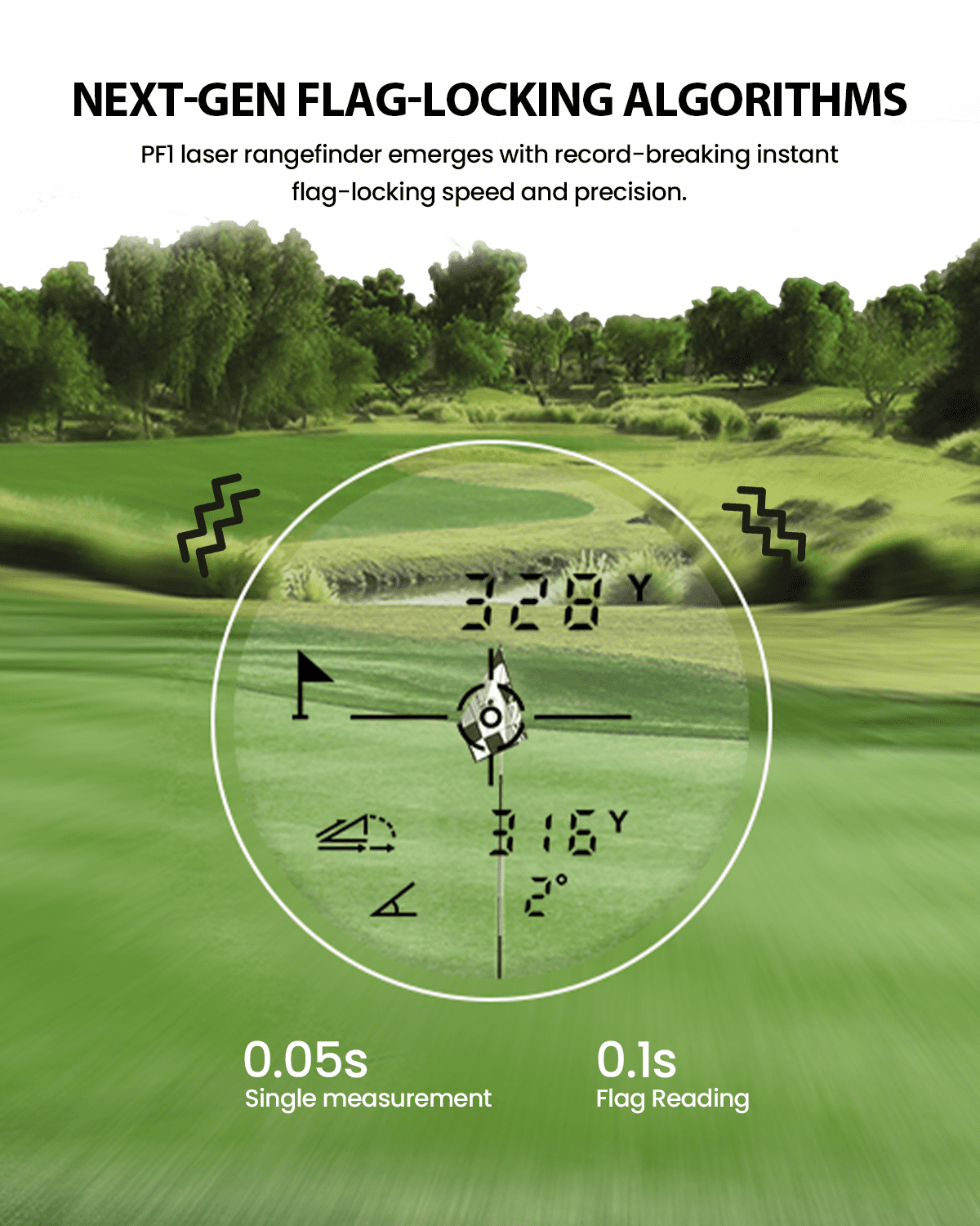 PF1 All-weather  Pocket Golf Rangefinder