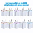 thumbnail image 2 of HEVIRGO Portable Dual USB Ports Quick Charging Wall Charger Mobile Phone Power Adapter, 2 of 10