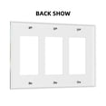 thumbnail image 2 of Cute Dog Driving Switch Cover Decorative Wall Plate 3-Gang Standard Size, 2 of 5