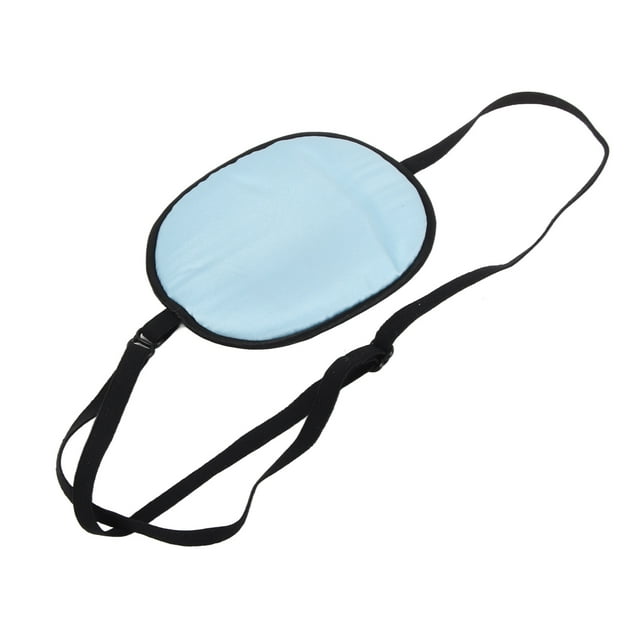 Silk Cotton Elastic Strap Full Cover Adults Eye Patch For Amblyopia Strabismus - Improve Eyesight, Eye Caring, Adjustable Size, Wide Application With Comfortable Silk For Movement