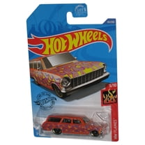 Hot Wheels HW Flames 3/10 (2020) Orange '64 Chevy Nova Wagon Toy Car 141/250