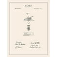 thumbnail image 2 of Barnes, Victoria 19x24 White Modern Wood Framed Museum Art Print Titled - Laundry Patent II, 2 of 4