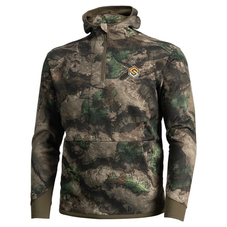 ScentLok Savanna Aero Raid Lightweight Odor Control Camo Hunting Hoodie for Men (Mossy Oak Terra Outland, Large)