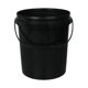 thumbnail image 1 of Cubo multiusos para almacenar pintura con asa. Cubo pintura. Contenedor almacenamiento para pintura, disolventes y recubrimientos. Uso diario. 20L Negro Sin Tapa, 1 of 8