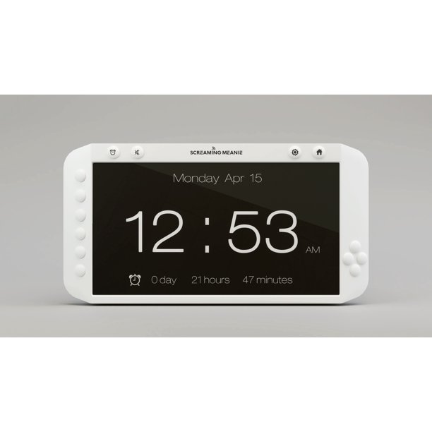 Forte 9" Extra Loud Alarm Clock For Seniors and Heavy Sleepers FREE