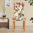 thumbnail image 4 of Yayeee 2 Pack Dining Chair Covers Stretch Parson Chairs Slipcovers Seat Protector, Apple Leaves Pattern, 4 of 6
