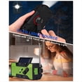 thumbnail image 2 of Emergency Weather Radio Hand Crank Portable Solar Charging with AM/FM/ LED Flashlight SOS Alert 2000mah,1 * Radio 1 * Type-C charging cable 1 * Lanyard,Green, 2 of 8