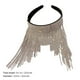 thumbnail image 4 of EeaseMX Banda para el cabello con brillantes diamantes de imitación, elegante decoración para la cabeza con borlas., 4 of 7