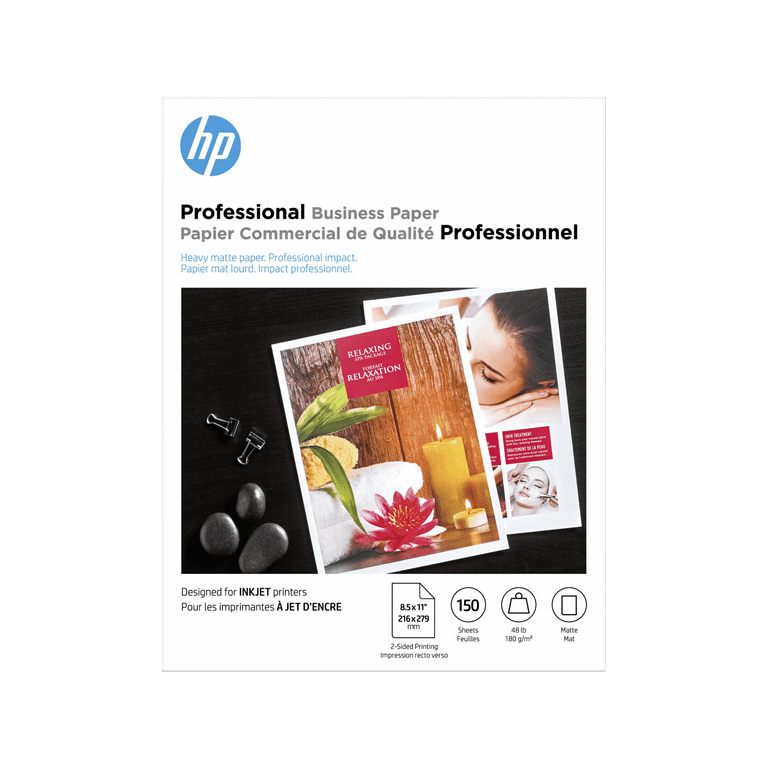 HP Glossy Business Paper A4 180gsm – 150 Sheets For Inkjet & Laser Printers, FSC Certified