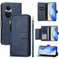 thumbnail image 1 of Filp Case for OPPO Reno 10 5G Zipper Pocket Magnetic Flip Wallet Phone Case with 7 Card Slots and Wrist Strap, 1 of 5