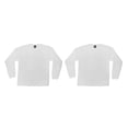 thumbnail image 1 of T-Shirt à Manches Longues Col Rond en Coton Premium pour Hommes Grandes Tailles, 1 of 22