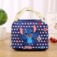thumbnail image 1 of Bolsa de almuerzo dibujos animados Disney Stitch fiambrera lona impermeable gruesa niños Niñas ZHIPENG, 1 of 5
