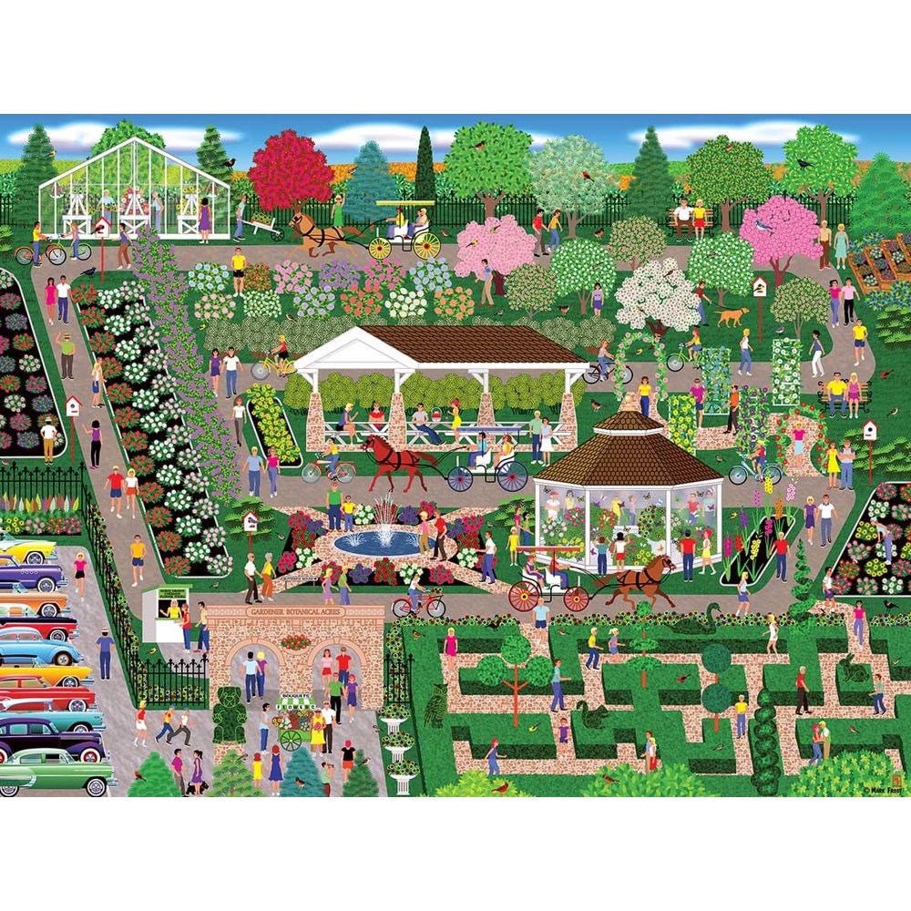 Botanical Garden Flower Show 300 Piece Jigsaw Puzzle