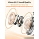 thumbnail image 2 of Auriculares inalámbricos. Cancelación activa del ruido, modo transparente, audio espacial, auriculares Bluetooth con cómodas almohadillas de proteína, 24 horas de autonomía para viajar/trabajar,Plata, 2 of 7