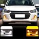 thumbnail image 2 of For Chevrolet Cavalier 2020 2021 2022 Car Daytime Running Light Turn Signal Headlight Fog Light Headlight Cover, A, 2 of 5