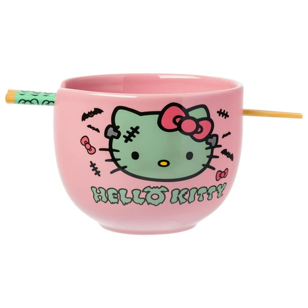 Cuenco de cerámica para ramen Silver Buffalo Sanrio Hello Kitty, 600 ml