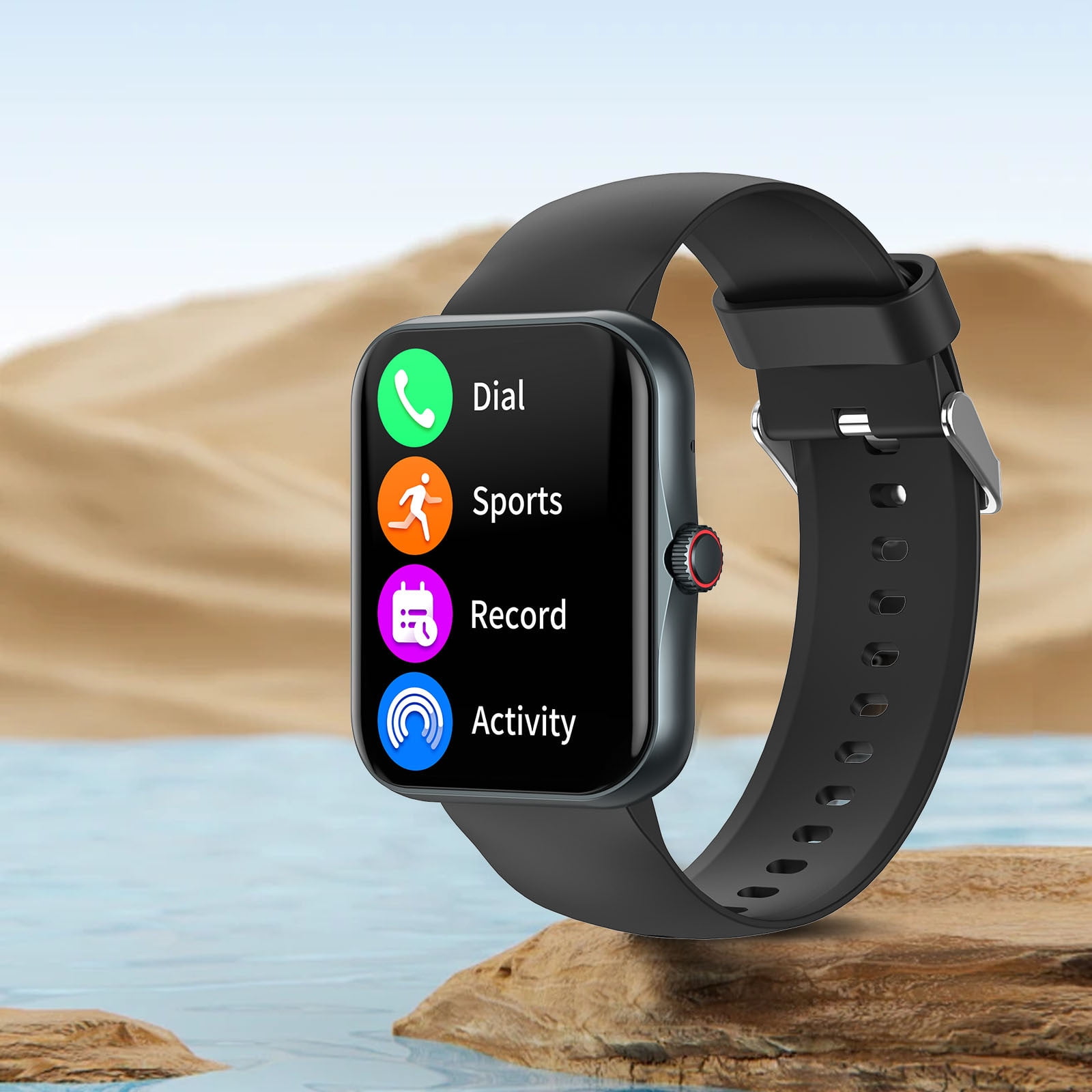 RWVBM Smart Watch Sale Savings Watch With Bluetooth Call Function Smart Watch Electronics Accessories Essentials Black Walmart
