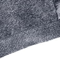 thumbnail image 4 of TOUMENY Men Sweater Long Sleeve Casual Half Zip Mock Neck Fleece Knit Pullover Solid Winter Warm Slim Fit Fashion Tops Dark Gray M, 4 of 6