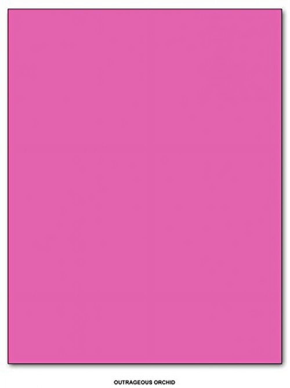 Neenah Astrobrights Premium Color Paper 24lb - 50 Sheets Per Pack (8.5 x  11, Pulsar Pink) 