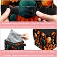 thumbnail image 4 of Thanksgiving Hat Foldable Car Garbage Can with Lid, Leak-proof Mini Trash Can, Hanging Storage Bag - Trash Can for Car, 4 of 6