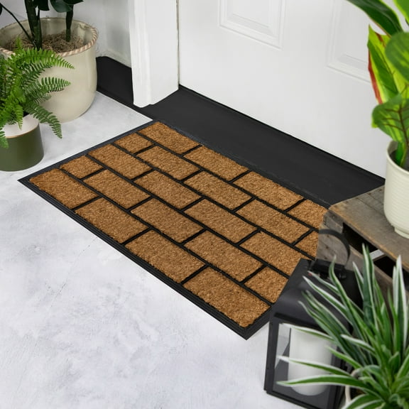 Northlight Brick Rectangular Doormat 18" x 29.5"
