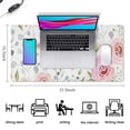 thumbnail image 5 of Red Rose Flowers Desk Mouse Pad Pad Mouse Waterproof Non Slip for Office Home Work Gaming Table Tables Mousemat Rubber Base Mousepad with Stitched Edges 35.4x15.7inches, 5 of 7
