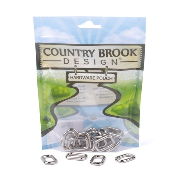 50 - Country Brook Design® 3/4 inch Heavy Welded Rectangle Rings