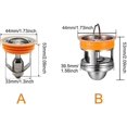 thumbnail image 2 of Sink Drain Plug, Stainless Steel Floor Drain Core (Style B), 2 of 5