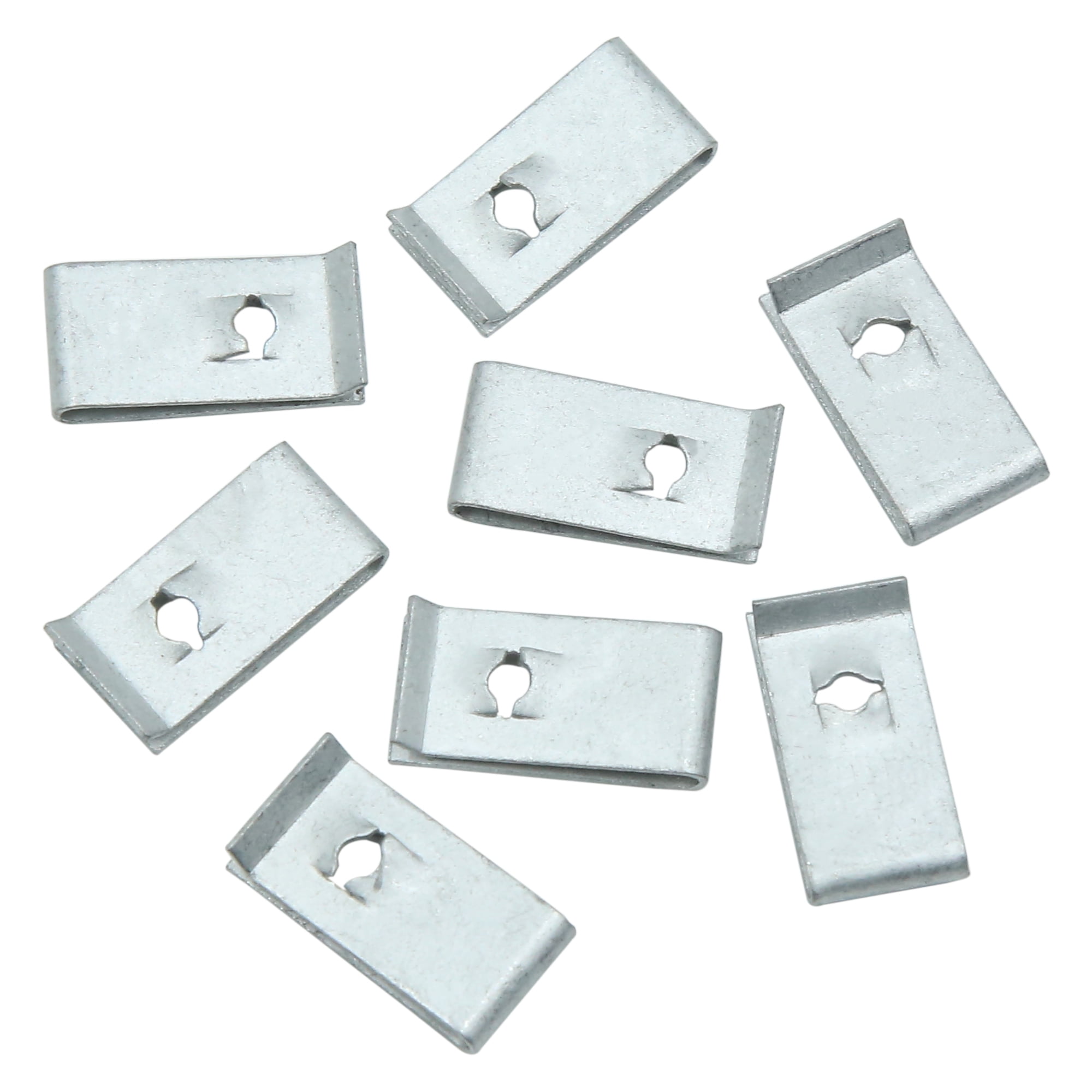 8pcs Metal Clips Bumper Fender Trim Panel Rivets Fixing Fasteners for