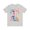 Silver, variant on Vintage Letter T Graphic Unisex Short Sleeve Tee With Original Artwork