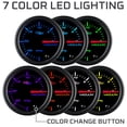 thumbnail image 4 of GlowShift | 2-1/16 (52mm) Tinted 7 Color Series Vacuum Gauge for Cars and Trucks, 4 of 6