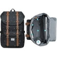 thumbnail image 3 of KAUKKO Laptop Outdoor Backpack, Traveling Rucksack Fits 15.6 Inch Laptop(5-12-BLACK), 3 of 5