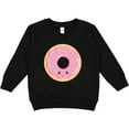 thumbnail image 2 of Inktastic Light Pink Donut Toddler Sweatshirt, 2 of 4