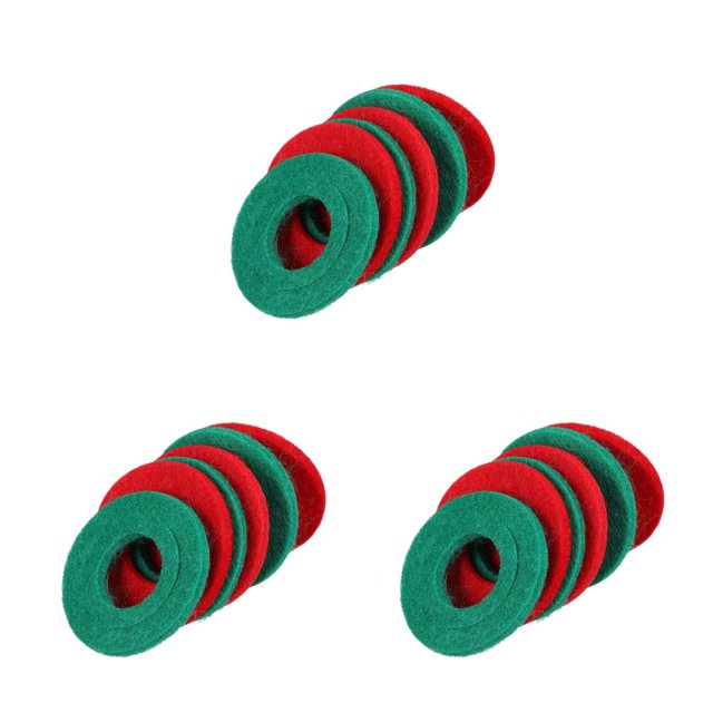 maskred 1/2/3/5 20 Pièces Batterie Pad Garnitures de Protection Pièces de Joint Joints de Protection Rondelles Anneaux Tapis Auto Feutre Rondelle comme Indiqué 3PCS