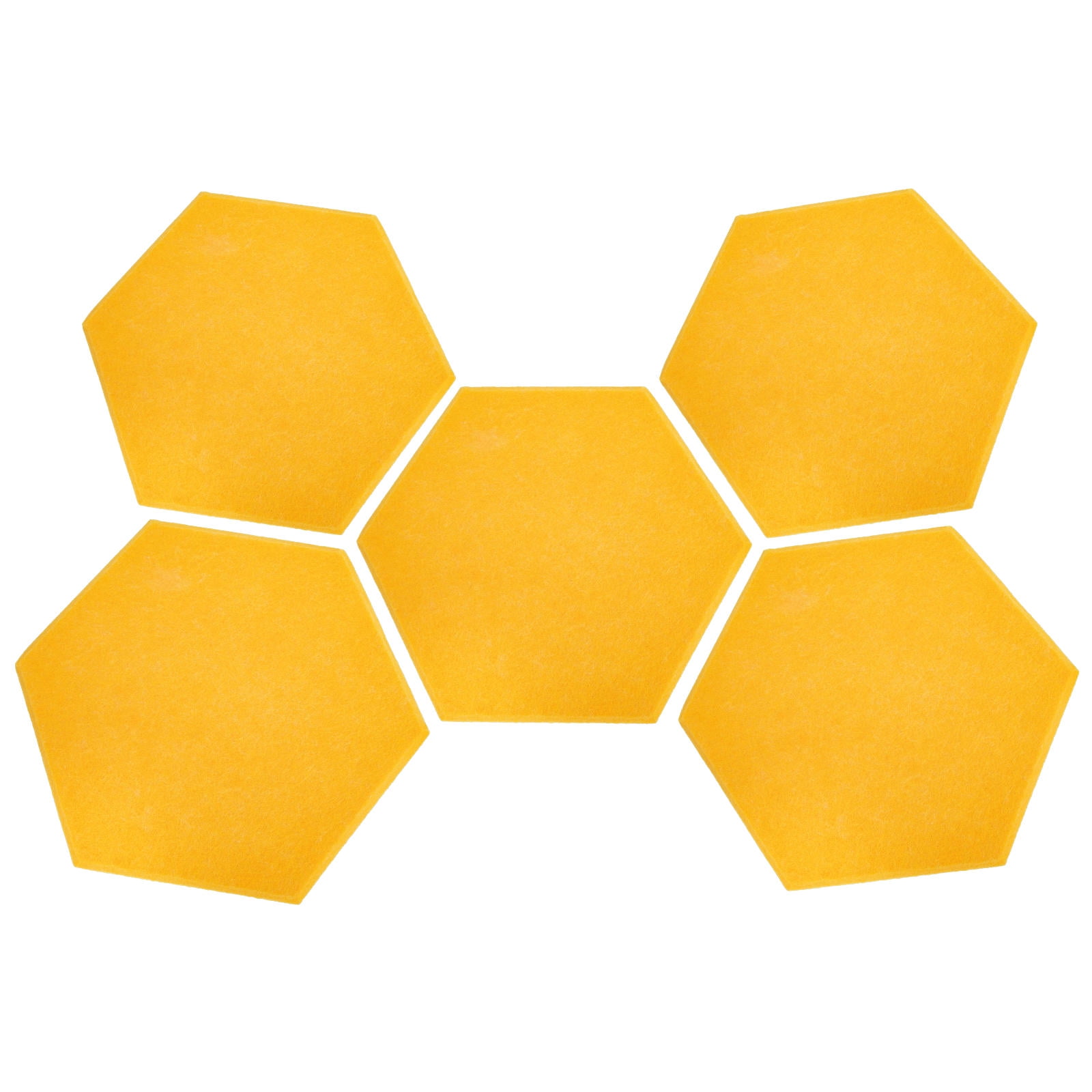 OUNONA  5 Pcs Noise Reduction Wall Panel Acoustic Quick- Sound Proofing Orange