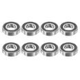 thumbnail image 1 of Unique Bargains 8 Pcs Roulements à Billes R10-2RS Rainure Profonde 5/8"x1-3/8"x11/32 Pouces Z2 Double Caoutchouc Blindé, 1 of 6